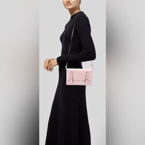 •KATE SPADE•SOFT BLUSH PINK ALLEN STREET NEIL LEATHER CROSSBODY OR CLUTCH BAG
